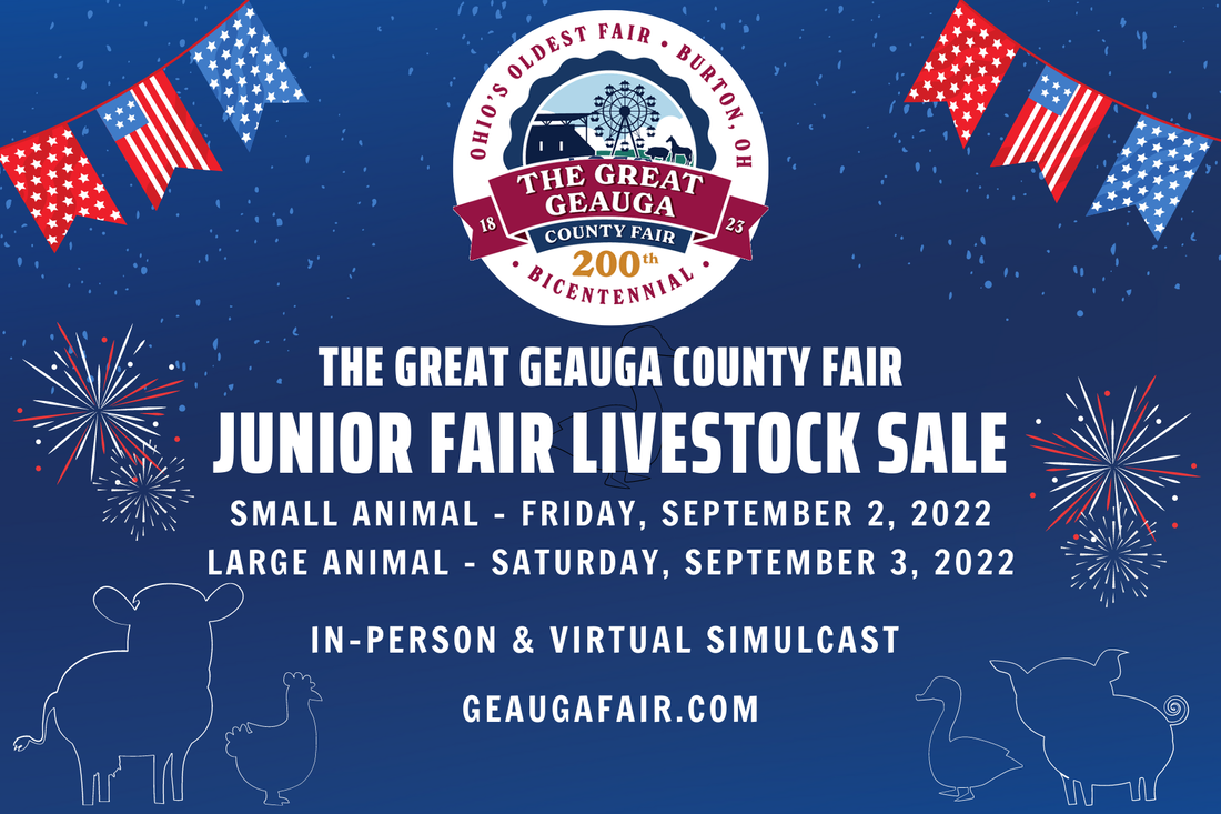 Geauga Fair Junior Fair Livestock Sale - Small Animal and Large Animal